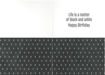 Picture of JUVENTUS BIRTHDAY CARD WHITE AND BLACK